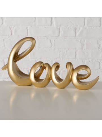 Boltze Dekoracja "Love" w kolorze złotym - wys. 15 cm