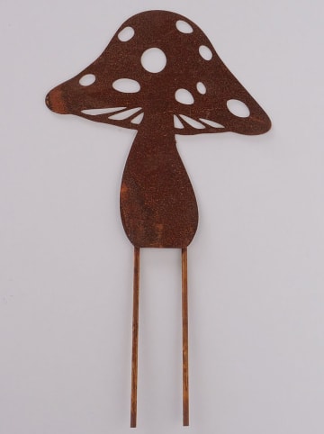 Boltze Gartenstab "Fungi" in Braun - (H)30,5 cm