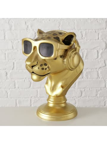 Boltze Dekoaufsteller "Reilly" in Gold - (H)30 cm