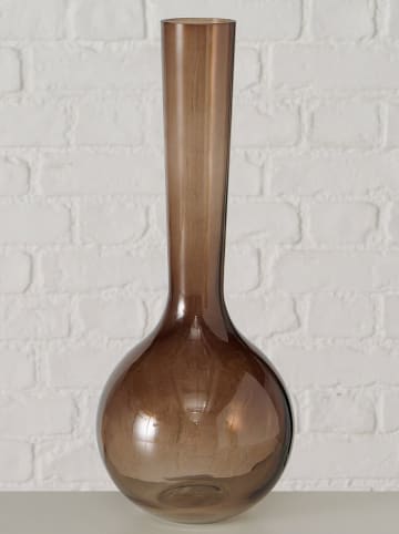 Boltze Wazon "Tubina" w kolorze brązowym - wys. 35 x Ø 14,5 cm