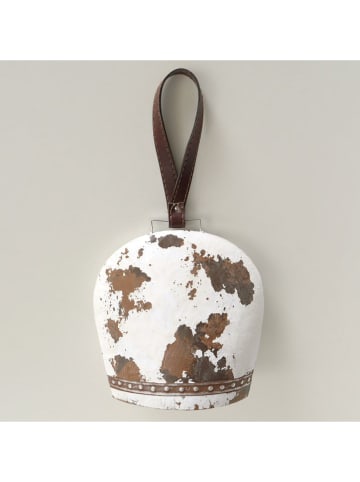 Boltze Dekoanhänger "Montana" in Weiß/ Braun - (B)21,5 x (H)21,5 cm