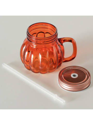 Boltze 2er-Set: Partybecher "Otano" in Orange/ Hellbraun - 400 ml