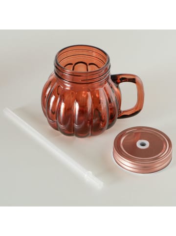 Boltze Kubki imprezowe (2 szt.) "Otano" w kolorze jasnobrązowo-pomarańczowym - 400 ml