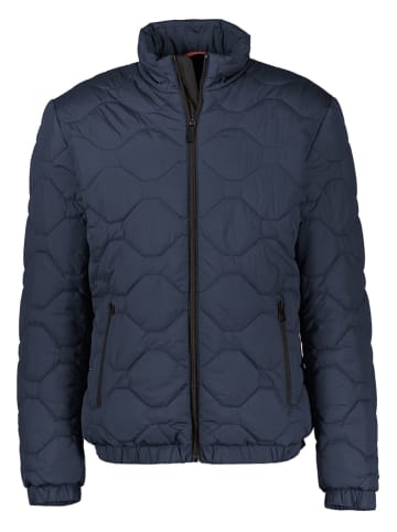 Lerros Doorgestikte jas donkerblauw