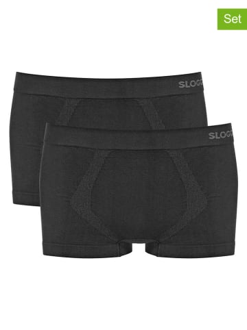 Sloggi 2-delige set: Boxershort ''Go Smooth'' zwart