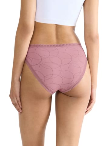 Sloggi 3er-Set: Slips ''Go Crush'' in Rosa/ Beige