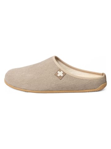 Living Kitzbühel Hausschuhe "Gipfelkreuz" in Beige
