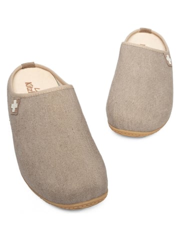 Living Kitzbühel Hausschuhe "Gipfelkreuz" in Beige