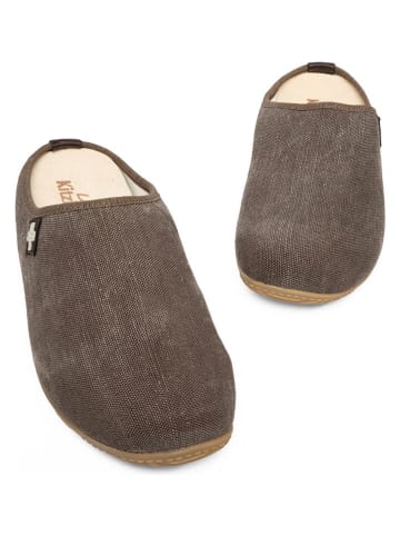 Living Kitzbühel Pantoffels "Gipfelkreuz" bruin