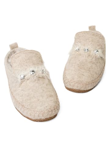 Living Kitzbühel Pantoffels "Schatzberg" crème