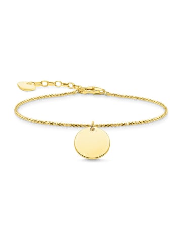 Thomas Sabo Pozłacana bransoletka z zawieszką