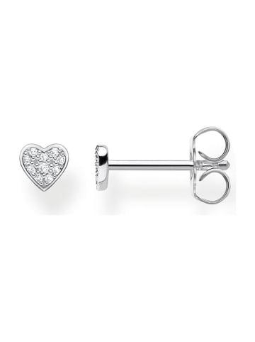 Thomas Sabo Srebrny kolczyk-wkrętka z cyrkoniami
