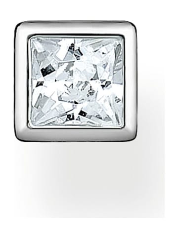 Silber-Ohrstecker mit Edelstein