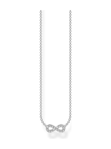 Thomas Sabo Srebrny naszyjnik z elementem ozdobnym - dł. 45 cm