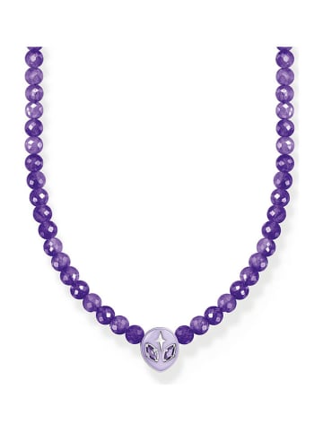 Thomas Sabo Srebrny choker z elementem ozdobnym - dł. 42 cm