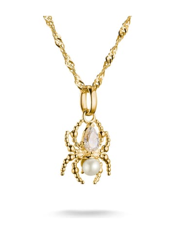 Thomas Sabo Pozłacany naszyjnik z zawieszką - dł. 45 cm