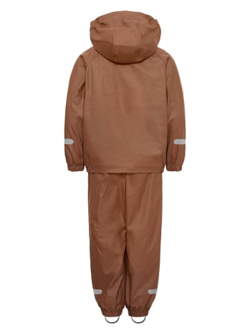 HULABALU 2tlg. Regenoutfit "Pixy" in Braun
