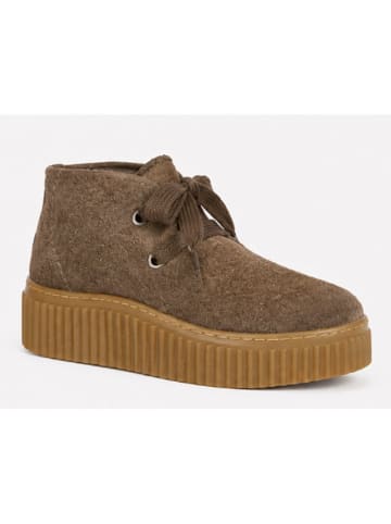 Marc O'Polo Shoes Leren veterschoenen "Bianca" taupe