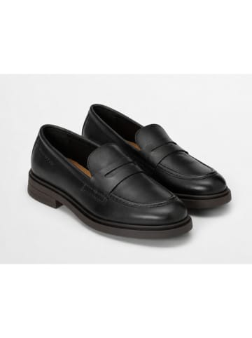 Marc O'Polo Shoes Skórzane slippersy "Paula" w kolorze czarnym