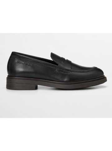Marc O'Polo Shoes Skórzane slippersy "Paula" w kolorze czarnym