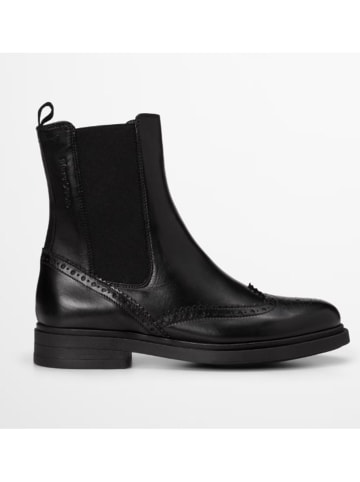 Marc O'Polo Shoes Skórzane sztyblety "Paula" w kolorze czarnym