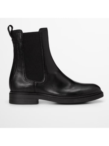 Marc O'Polo Shoes Skórzane sztyblety "Paula" w kolorze czarnym