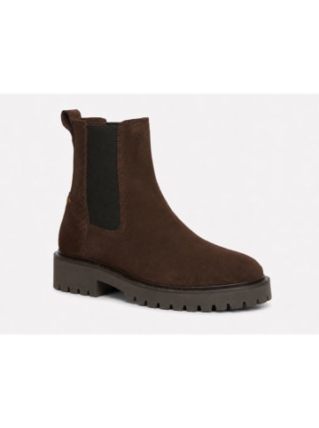 Marc O'Polo Shoes Leren chelseaboots "Phia" donkerbruin