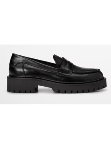 Marc O'Polo Shoes Skórzane slippersy "Phia" w kolorze czarnym