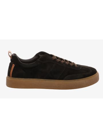 Marc O'Polo Shoes Leren sneakers "Zen" donkerbruin