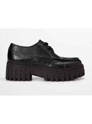 Marc O'Polo Shoes Leder-Schnürschuhe "Vala" in Schwarz