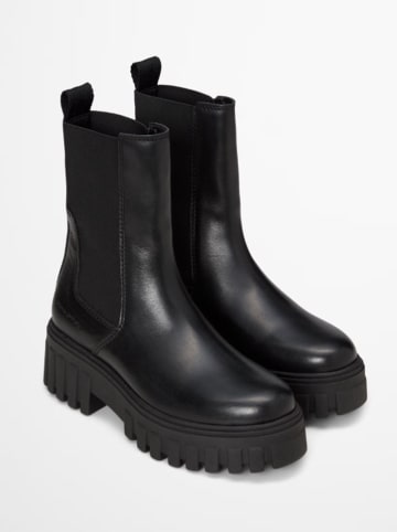 Marc O'Polo Shoes Leren chelseaboots "Vala" zwart