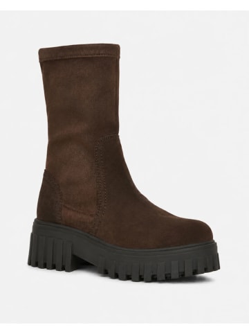 Marc O'Polo Shoes Leren laarzen "Vala" donkerbruin