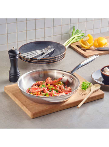 Sauter 2-delige set: Roestvrijstalen braadpan - Ø 28 cm