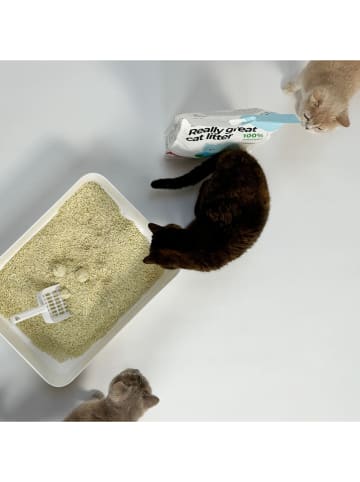 Hoopo 3er-Set: Katzenstreu "Tofu" - 3x 6 kg
