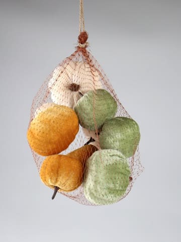 AM Design Dekoaccessoires "Kürbisse" in Orange/ Grün/ Creme