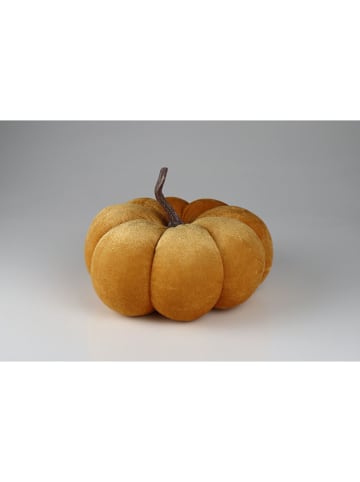 AM Design Figurka dekoracyjna "Pumpkin" w kolorze pomarańczowym - wys. 17 cm