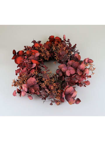 Dekokranz "Herbst" in Rot/ Rosa - Ø 35 cm