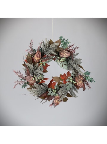 AM Design Wieniec dekoracyjny "Fall" ze wzorem - Ø 55 cm
