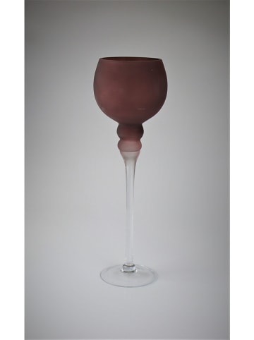 AM Design Świecznik w kolorze brązowym - 40 x Ø 13 cm
