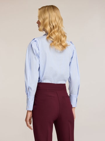 Motivi Bluse in Hellblau/ Weiß