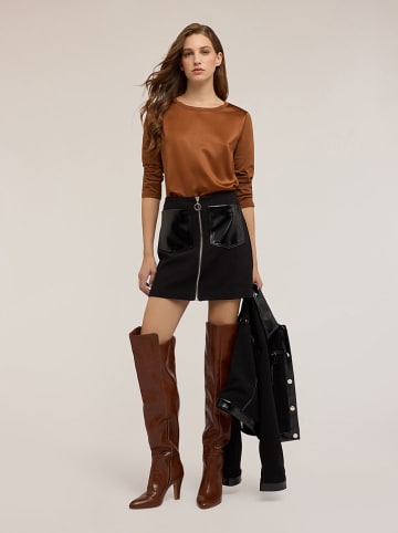 Bluse in Braun