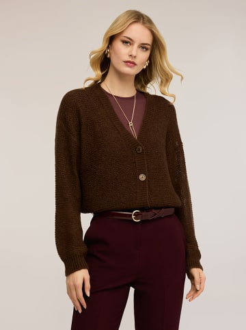 Motivi Cardigan in Dunkelbraun