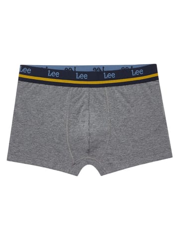 LEE Underwear 3er-Set: Boxershorts "Irving" in Schwarz/ Grau/ Hellblau