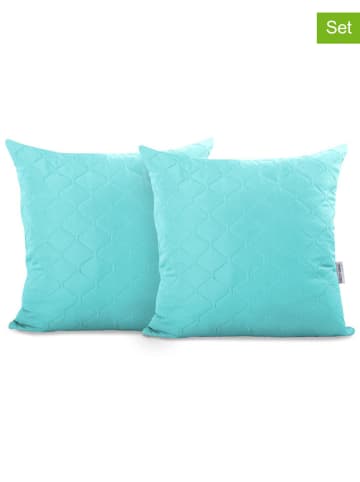 Restilo 2-delige set: kussenhoezen "Axel" turquoise