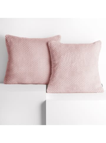 2er-Set: Kissenhüllen "Henry" in Rosa