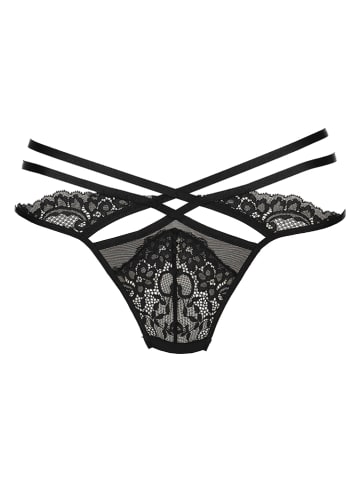 3-delige set: strings lichtroze/beige/zwart