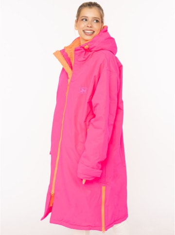 Zwillingsherz Windmantel in Pink