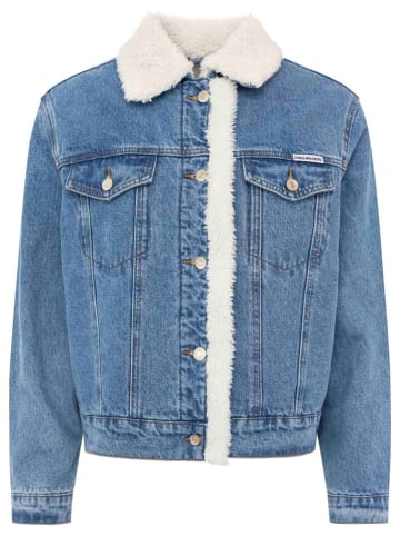 Zwillingsherz Jeansjacke in Blau