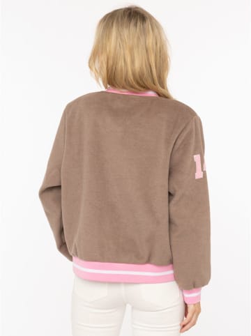 Zwillingsherz Blouson lichtbruin