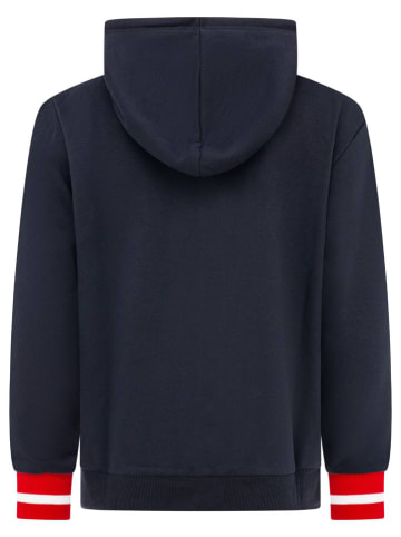 Zwillingsherz Sweatjacke "Très Bien" in Dunkelblau